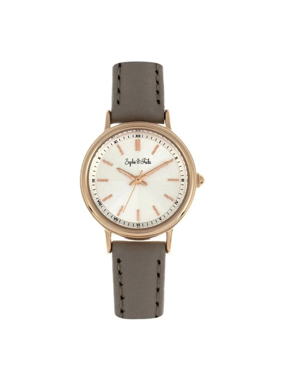 NWT Sophie And Freda Berlin Quartz Silver Dial Ladies Watch